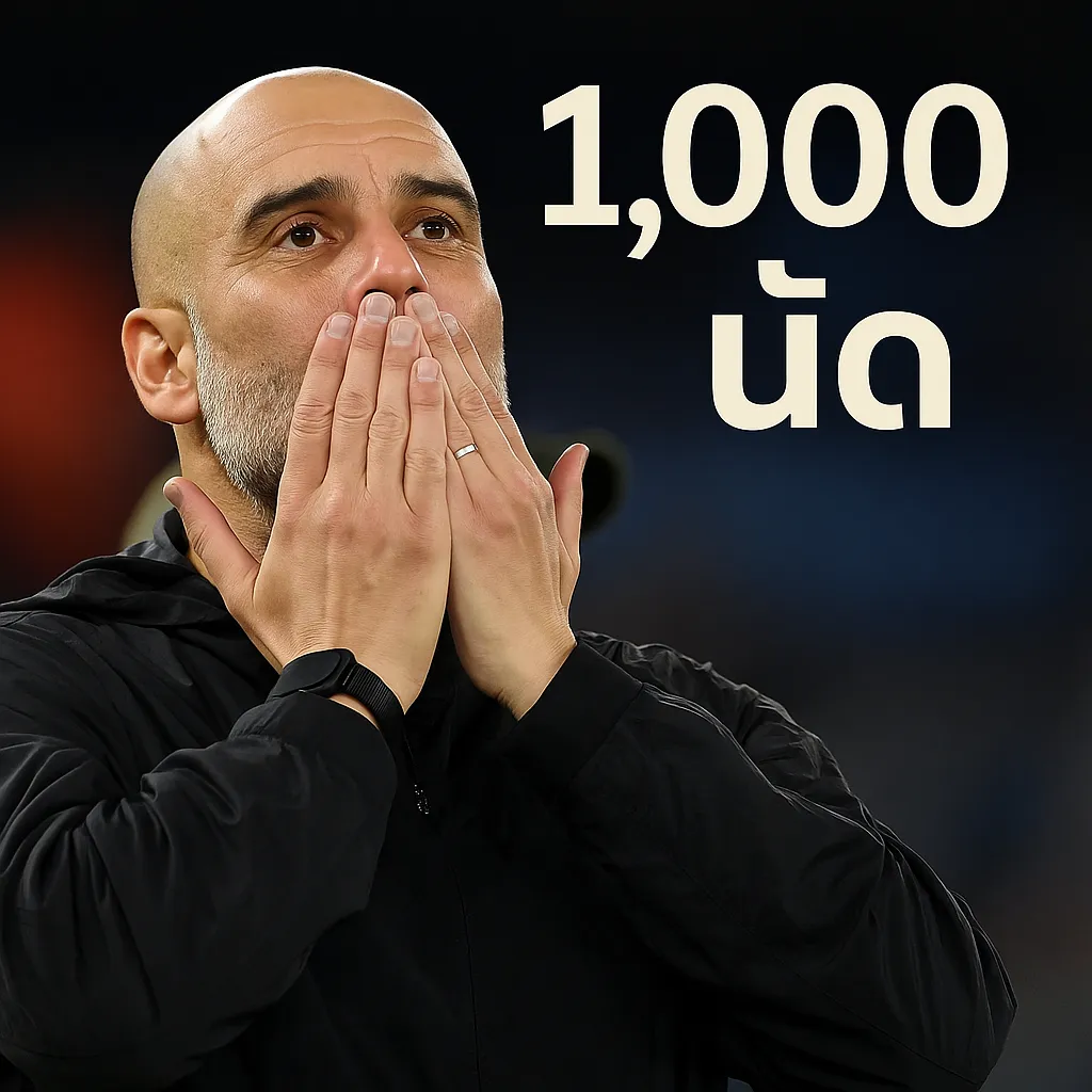 เป๊ป กวาร์ดิโอลา ฉลองคุมทีมครบ 1,000 นัด